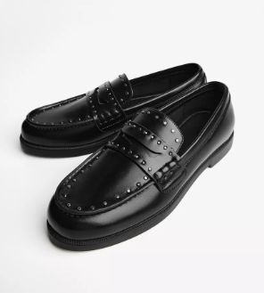Studded loafers